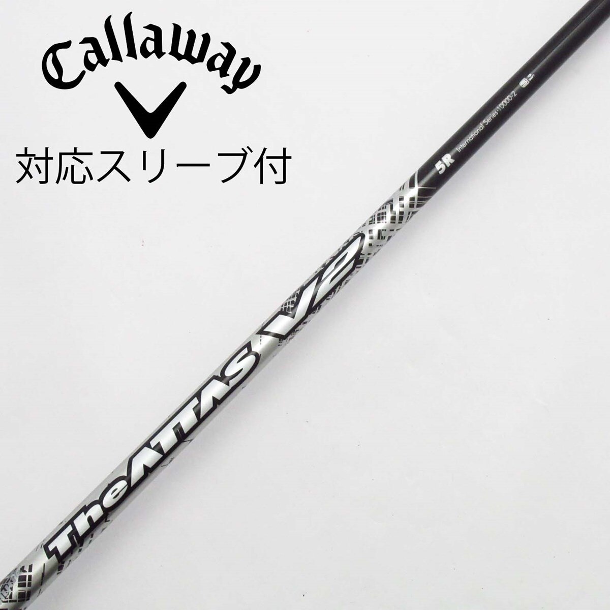 お歳暮 人気 THE ドライバー用_スリーブ付 V2 ATTAS 中古】THE ATTAS 5 V2 クラブ