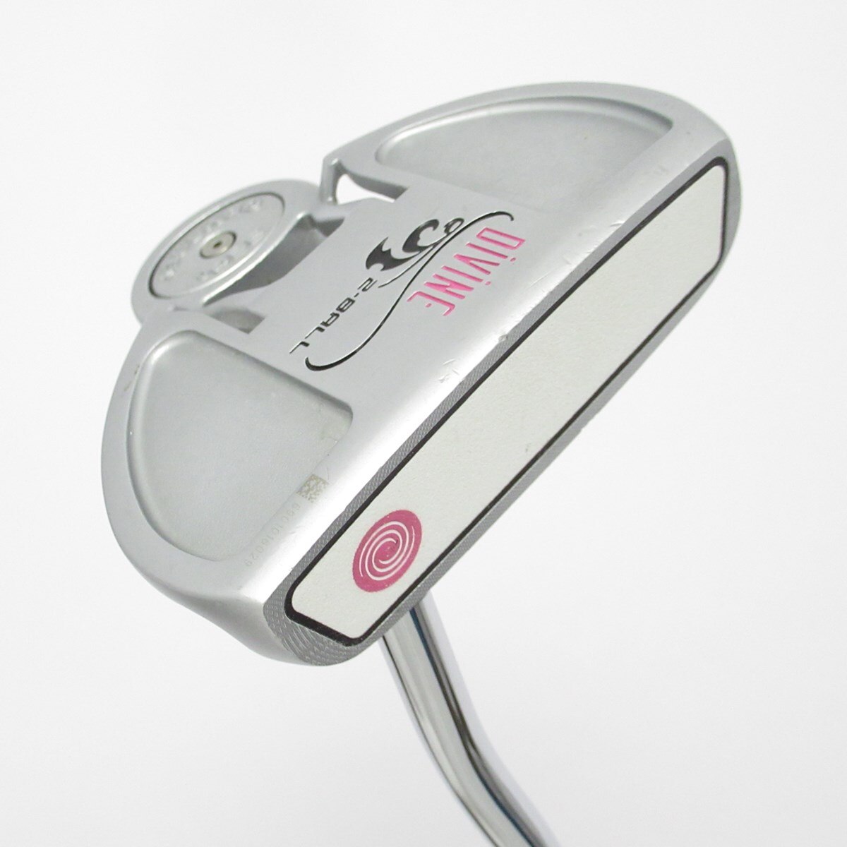 中古】DiViNE LINE PINK 2-BALL パター スチールシャフト 計測