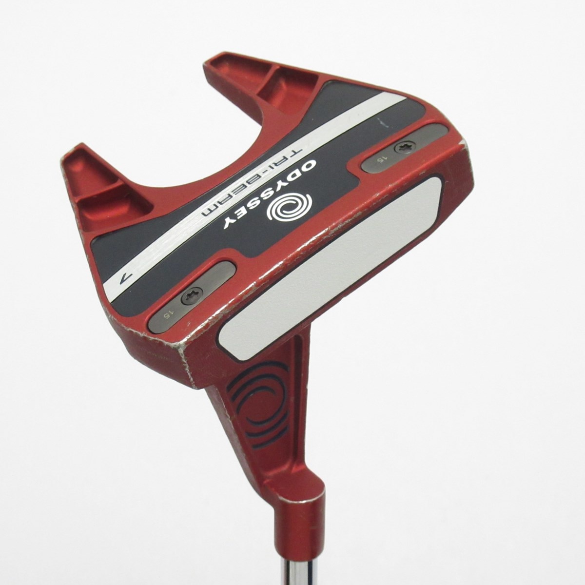 ODYSSEY TRI-BEAM 7 パター レッド　オデッセイ　トライビーム7 TRI-BEAM RED #7 パター(パター（単品）)|ODYSSEY(オデッセイ)の