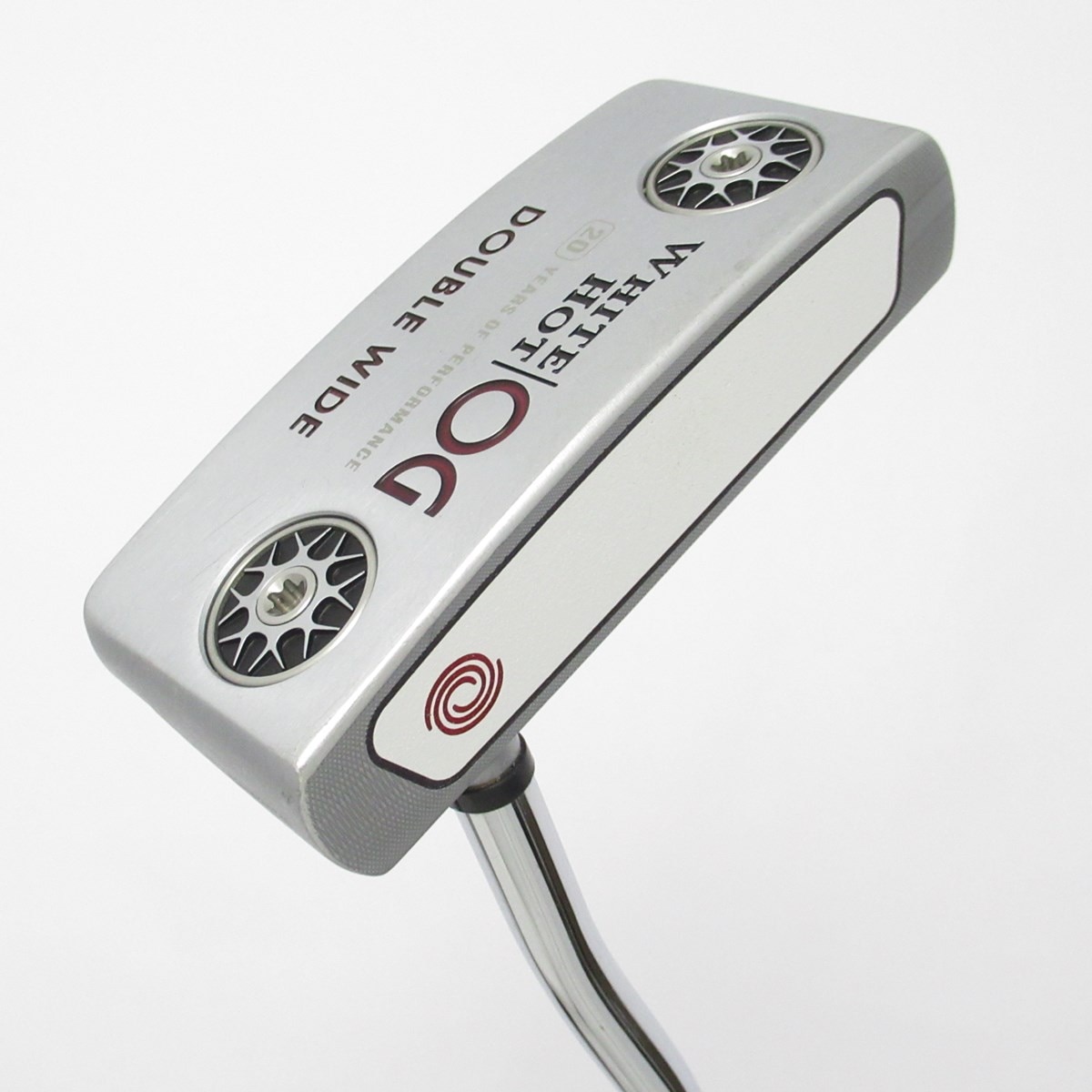 中古】WHITE HOT OG DOUBLE WIDE パター スチールシャフト 計測