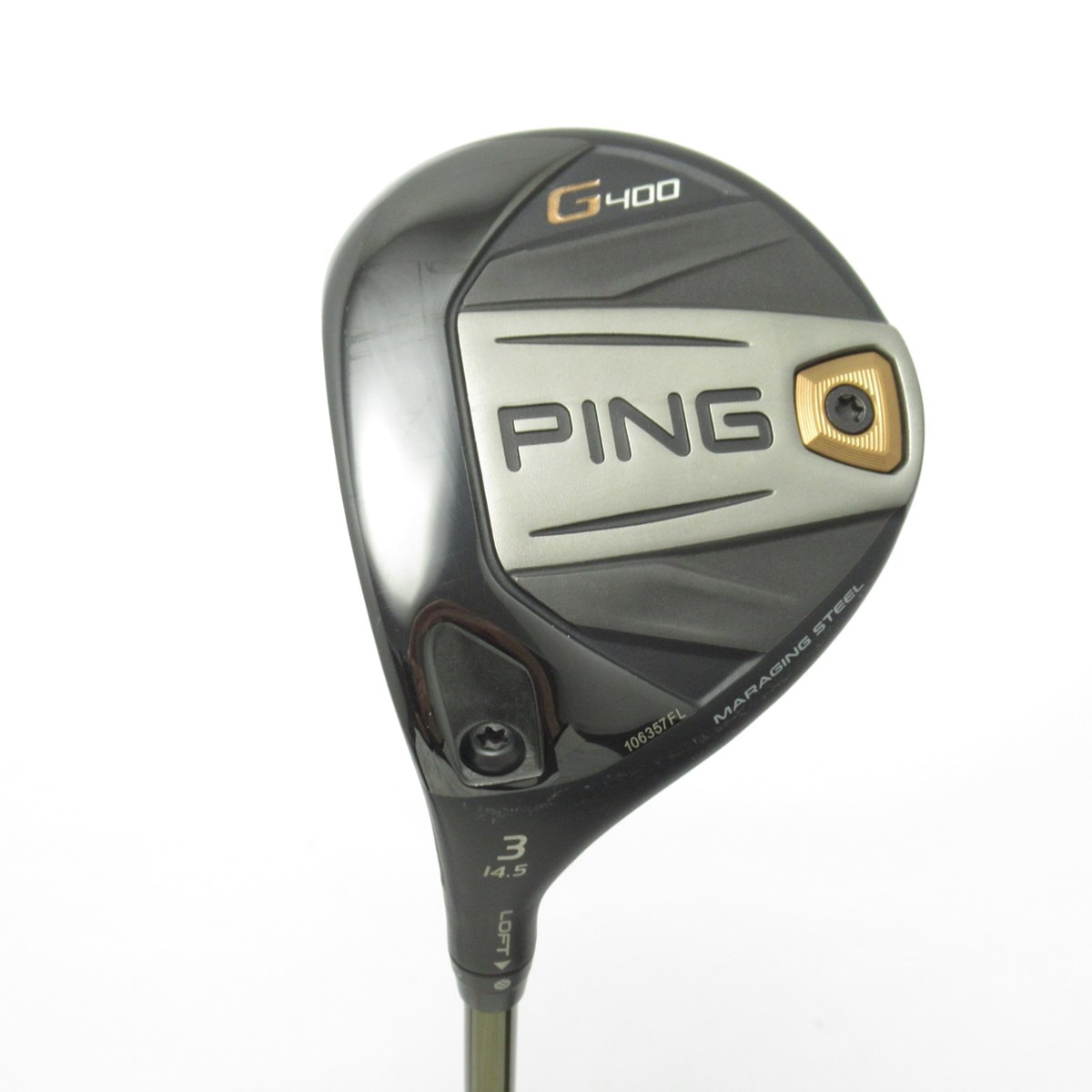 レフティ　PING　G400　フェアウェイウッド　5W（17.5°）　ヘッドのみ レフティ PING G400 フェアウェイウッド 5W（17.5°） ヘッドのみ
