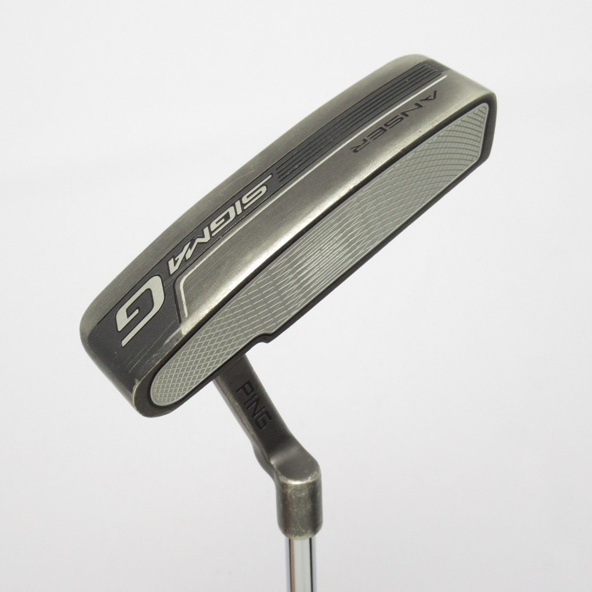 中古】シグマ ANSER BK 調整機能付 パター スチールシャフト
