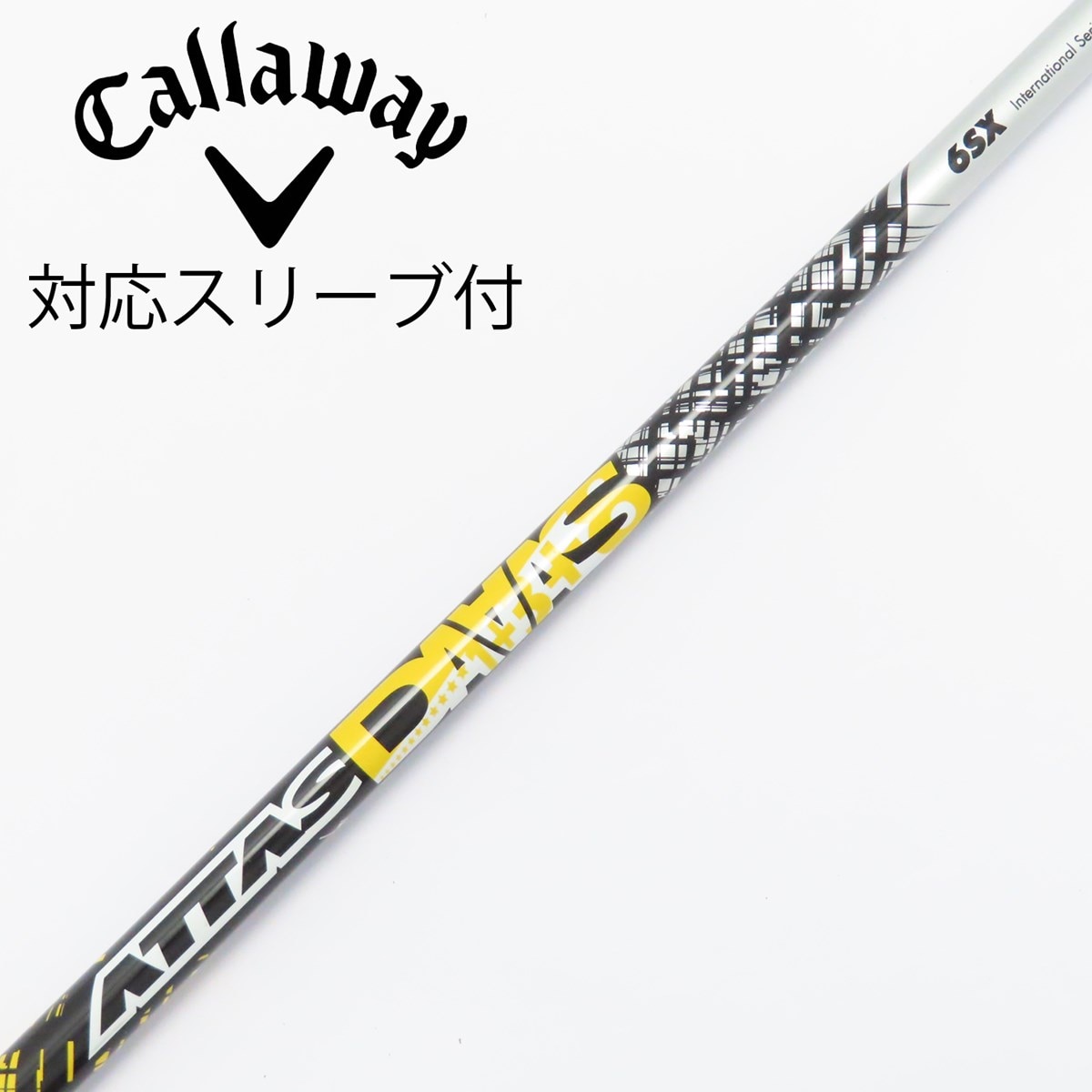 中古】ATTAS DAAAS ドライバー用_スリーブ付 ATTAS DAAAS 6 SX C