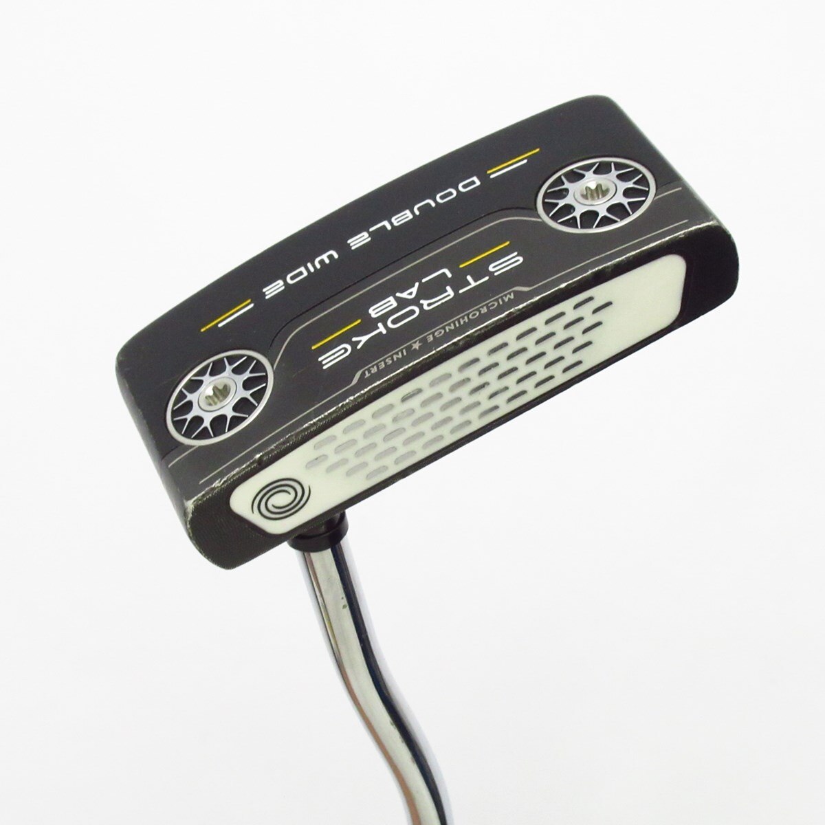 【新品】75cm オデッセイ ストロークラボ パター カーボンシャフト 中古】ストロークラボ BLACK DOUBLE WIDE パター カーボン