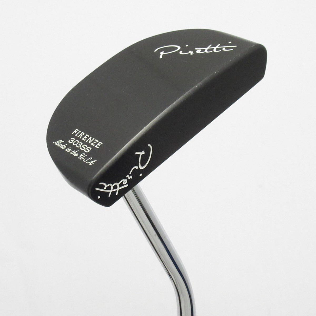 中古】Firenze MIDNIGHT BLACK パター スチールシャフト 計測