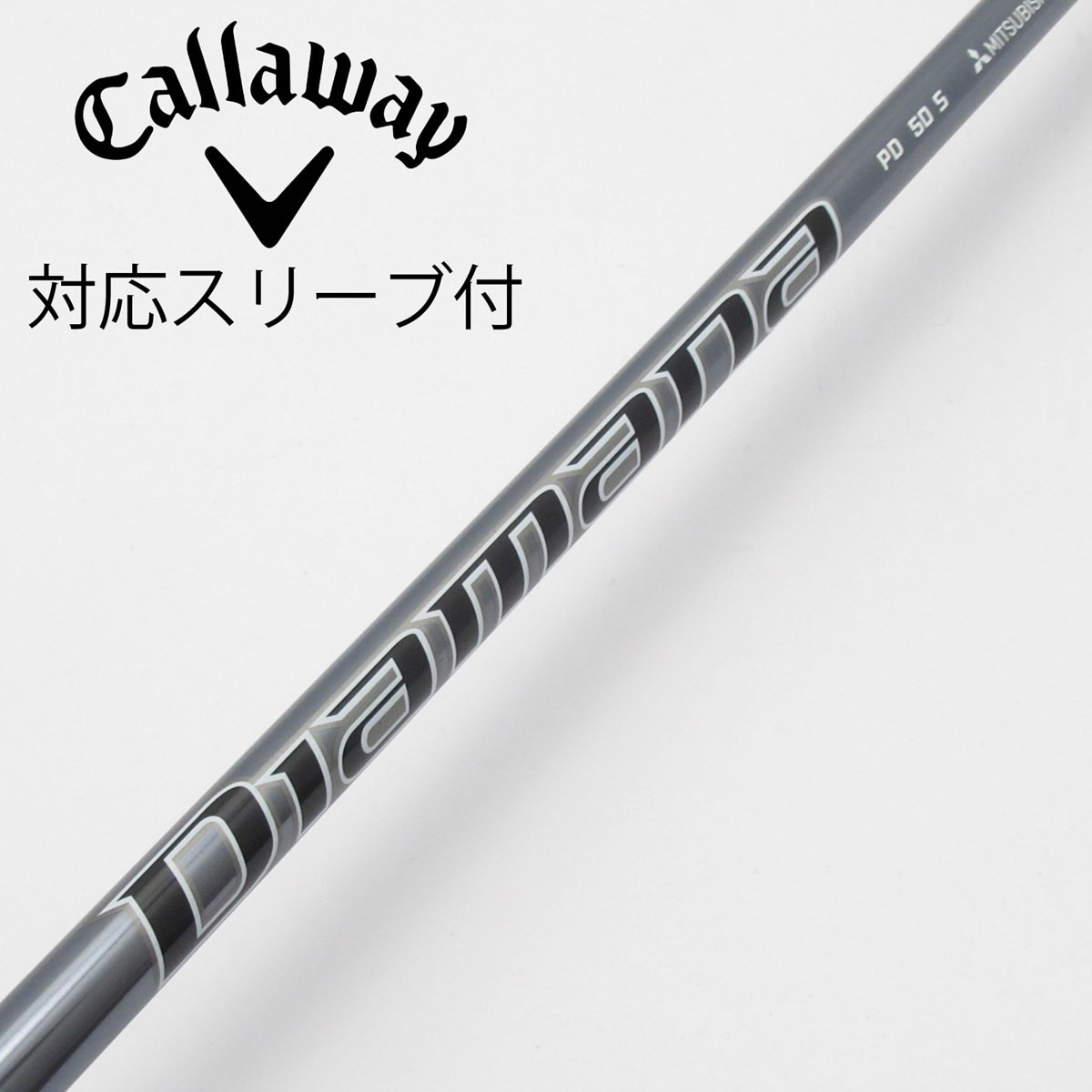 【中古】　ディアマナ PD 50 S 中古】Diamana PD ドライバー用_スリーブ付 Diamana PD 50 S C