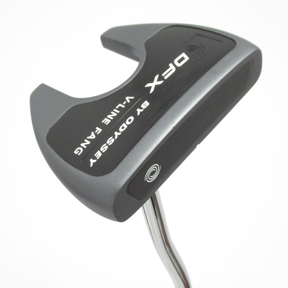 ゴルフ パター ODYSSEYステンレススチール製 中古】DFX BY ODYSSEY V-LINE FANG DB パター スチールシャフト