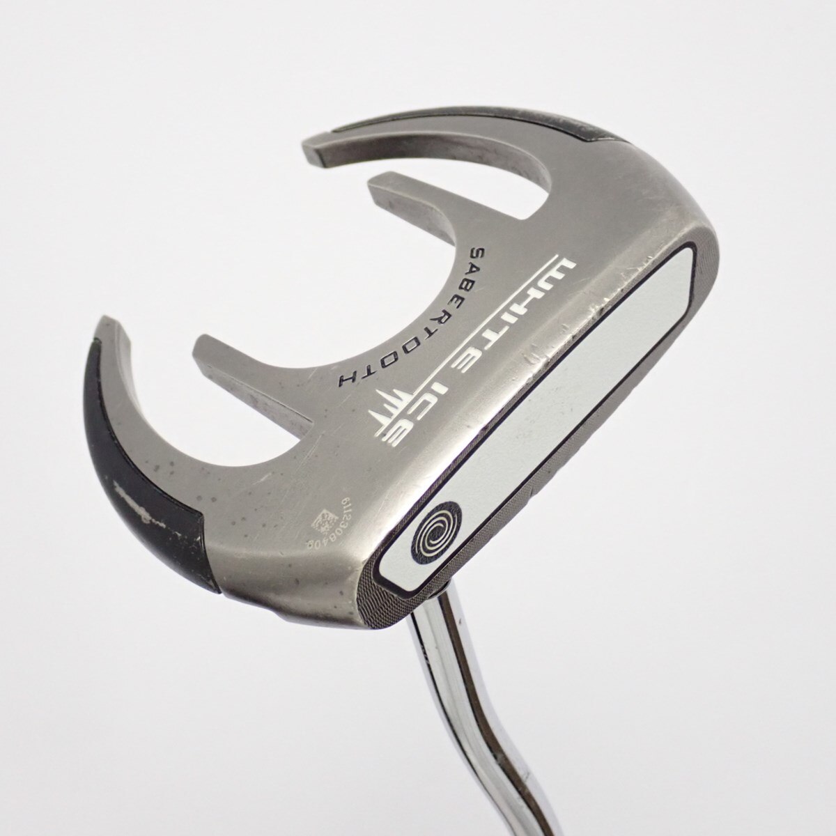 ODYSSEY WHITE ICE SABERTOOTH パター 中古】WHITE ICE Sabertooth パター スチールシャフト 計測項目外 計測