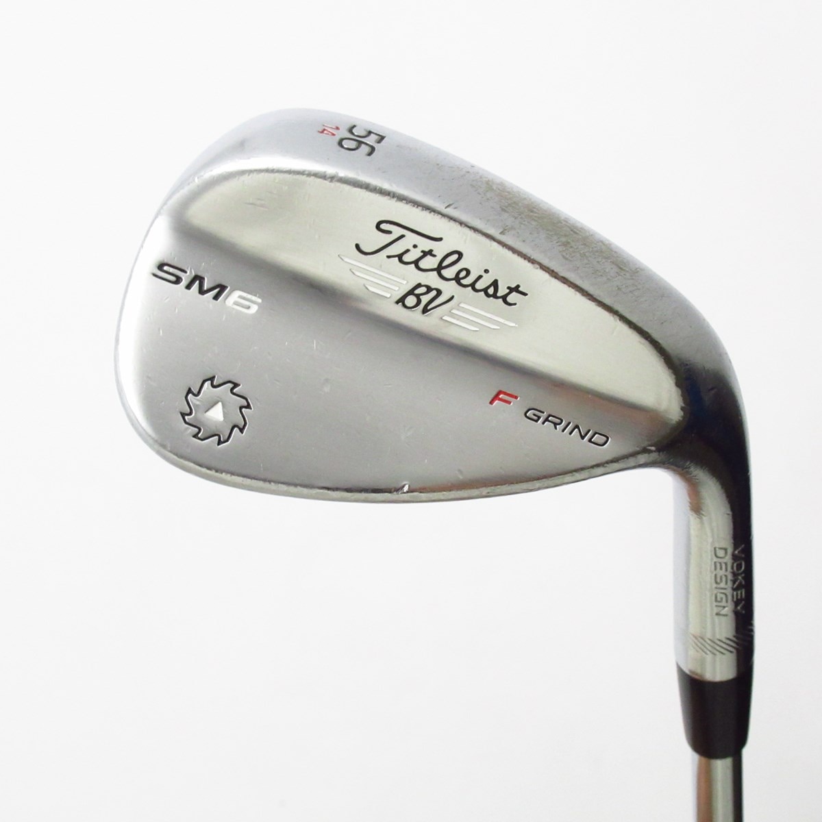 中古】Vokey SM6 ツアークローム F GRIND ウェッジ スチールシャフト