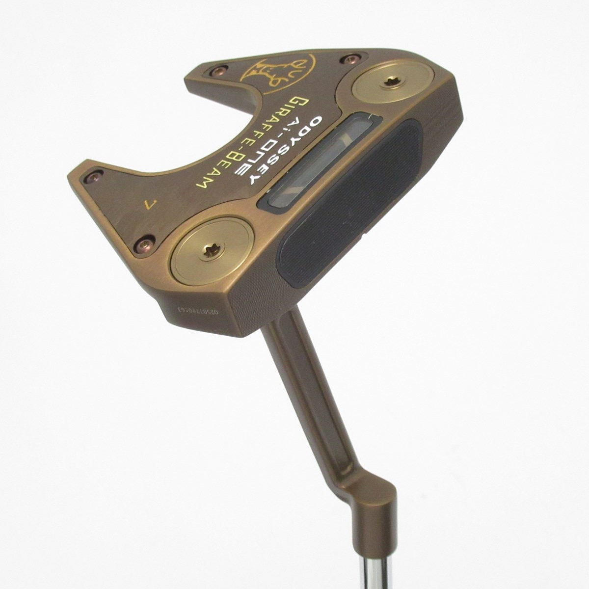 中古】Ai-ONE GIRAFFE-BEAM #7 パター スチールシャフト 計測