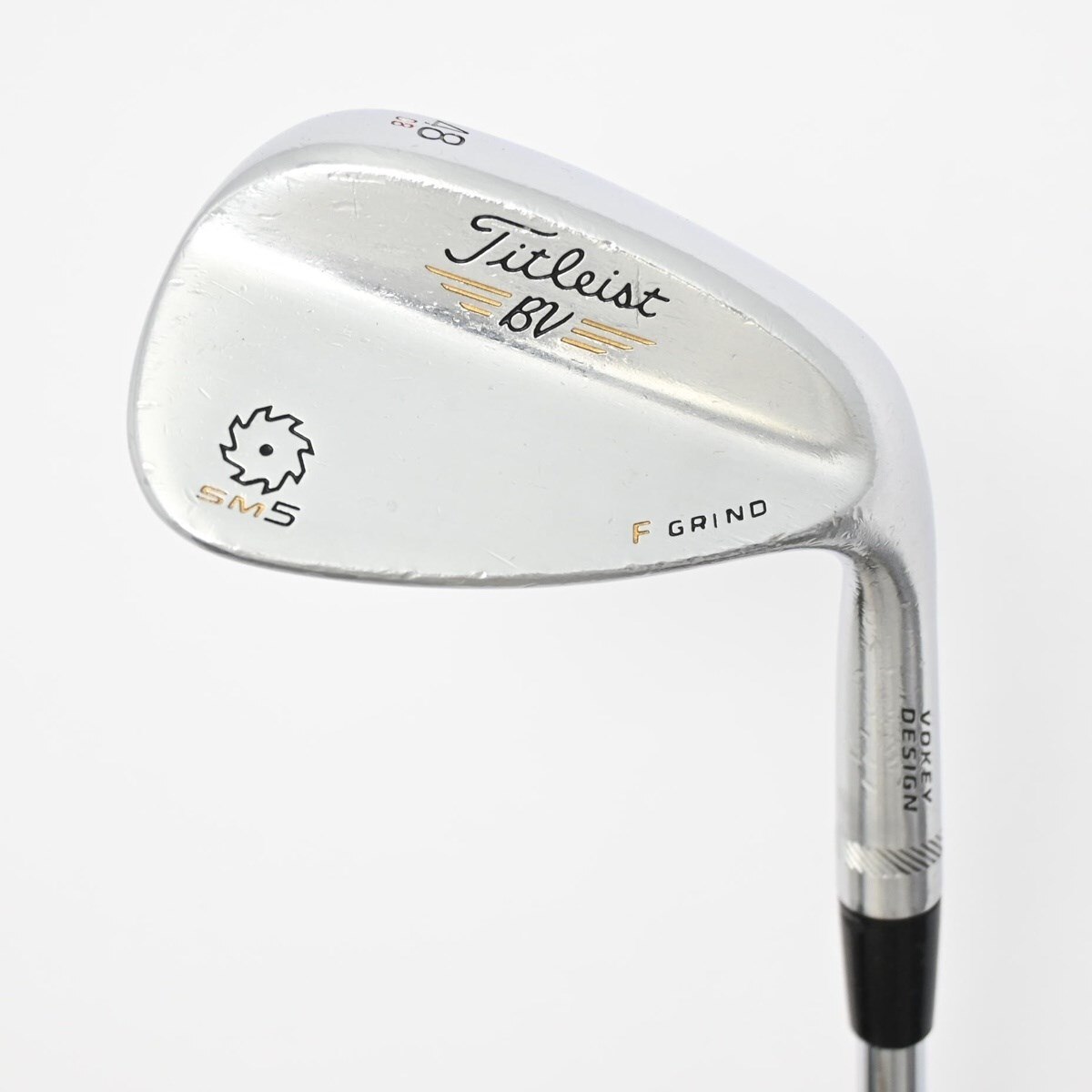 中古】Vokey SM5 ツアークローム F GRIND ウェッジ Dynamic Gold