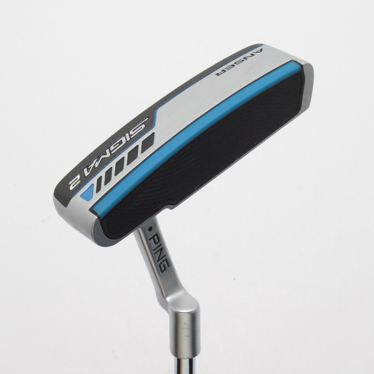 中古パター PING SIGMA2 Stealth ANSER カバー付き 中古】SIGMA2 ANSER プラチナム仕上げ パター スチールシャフト 計測