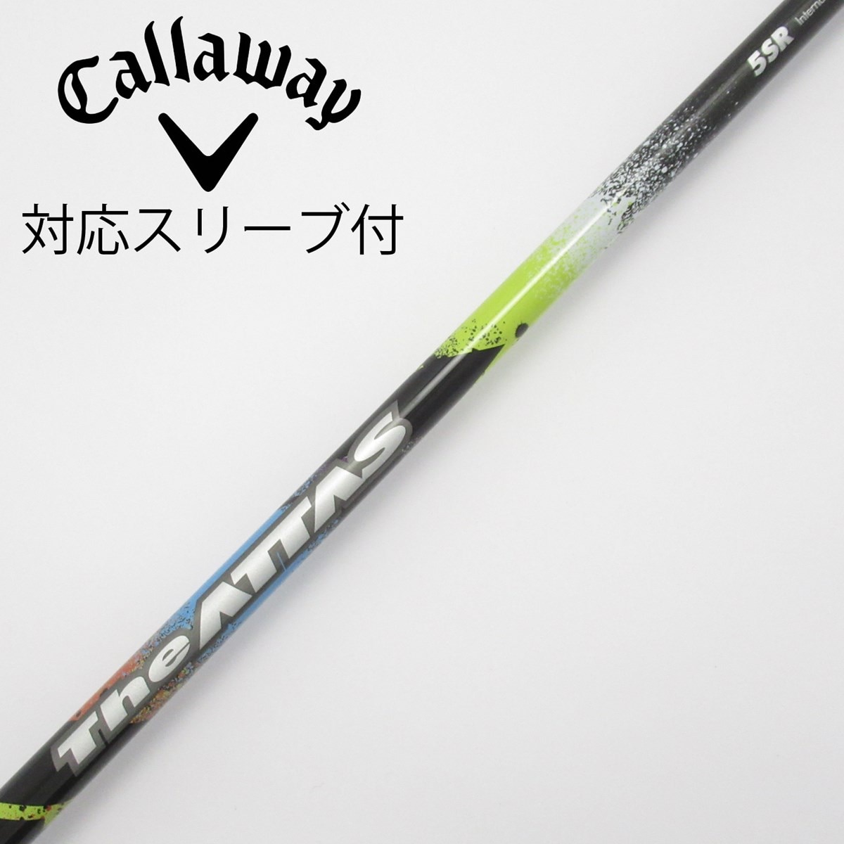 キャロウェイスリーブ付き UST マミヤ ATTAS 5GOGO 5S 中古】THE ATTAS ドライバー用_スリーブ付 THE ATTAS 5 SR C