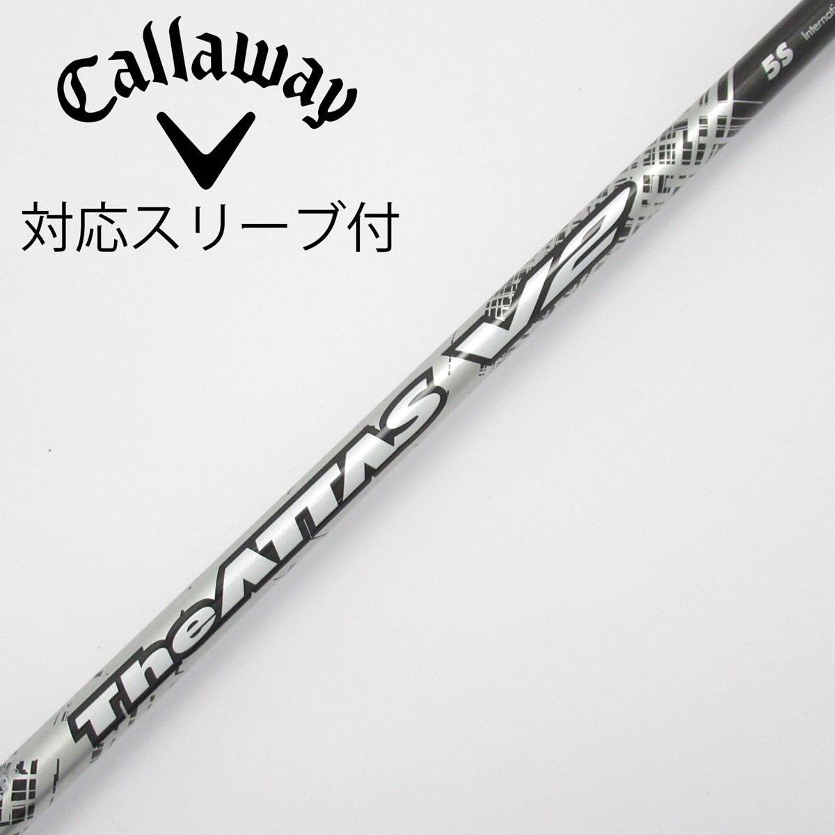 【美品】The ATTAS V2 6SX キャロウェイスリーブ　ドライバー用 中古】THE ATTAS V2 ドライバー用_スリーブ付 THE ATTAS V2 5