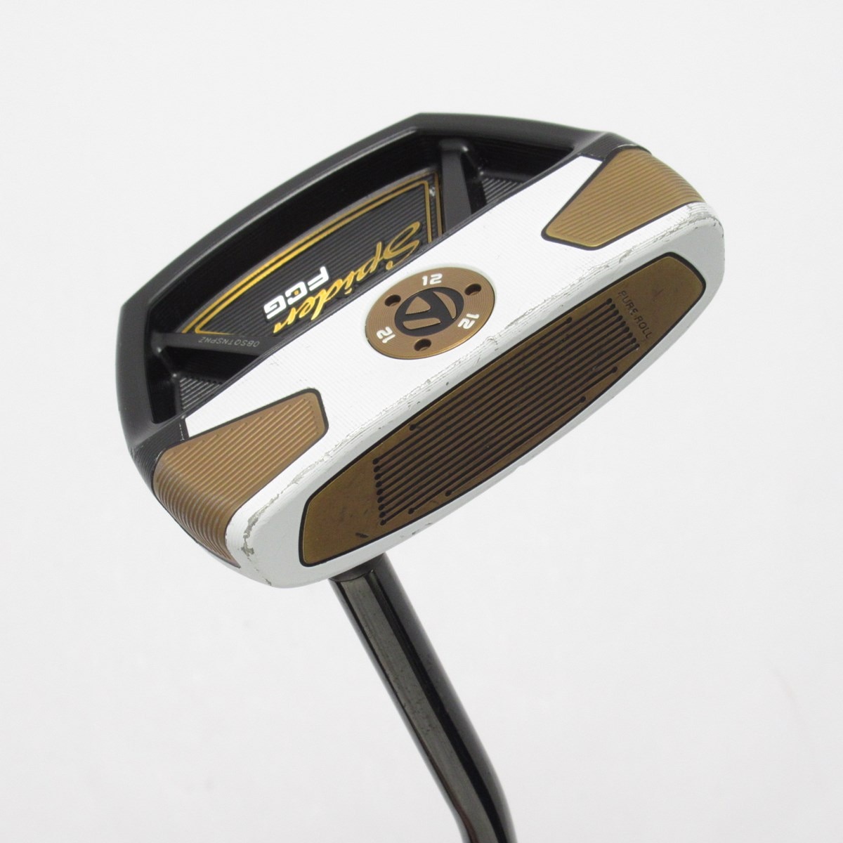 テーラーメイド スパイダー FCG シングルベンド パター 2020 未使用 中古】スパイダー FCG ブラック／ホワイト シングルベンド