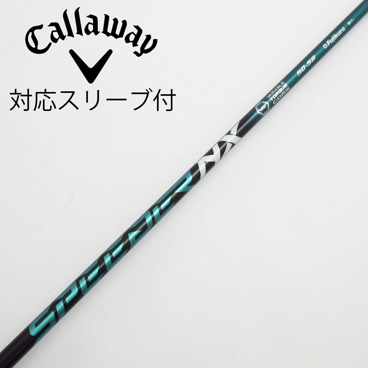 SPEEDER NX GREEN 50SR【美品】 中古】Speeder NX GREEN ドライバー用_スリーブ付 Speeder NX