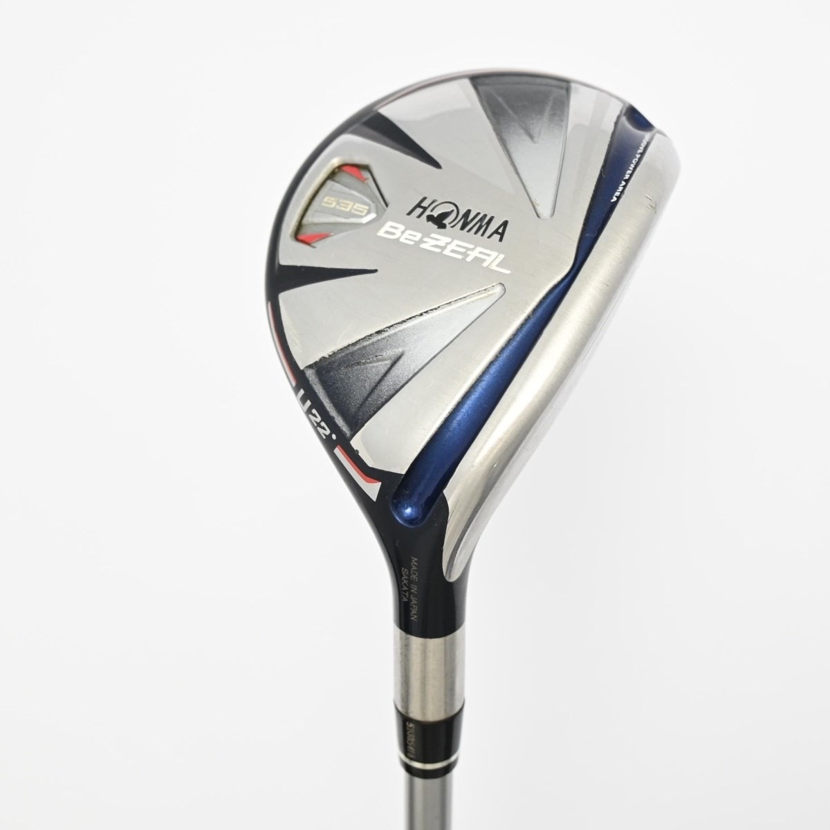 本間ゴルフVIZARD BeZEALユーティリティ535　22° レディース美品 中古】ビジール 535 ユーティリティ VIZARD for Be ZEAL 22 SR C