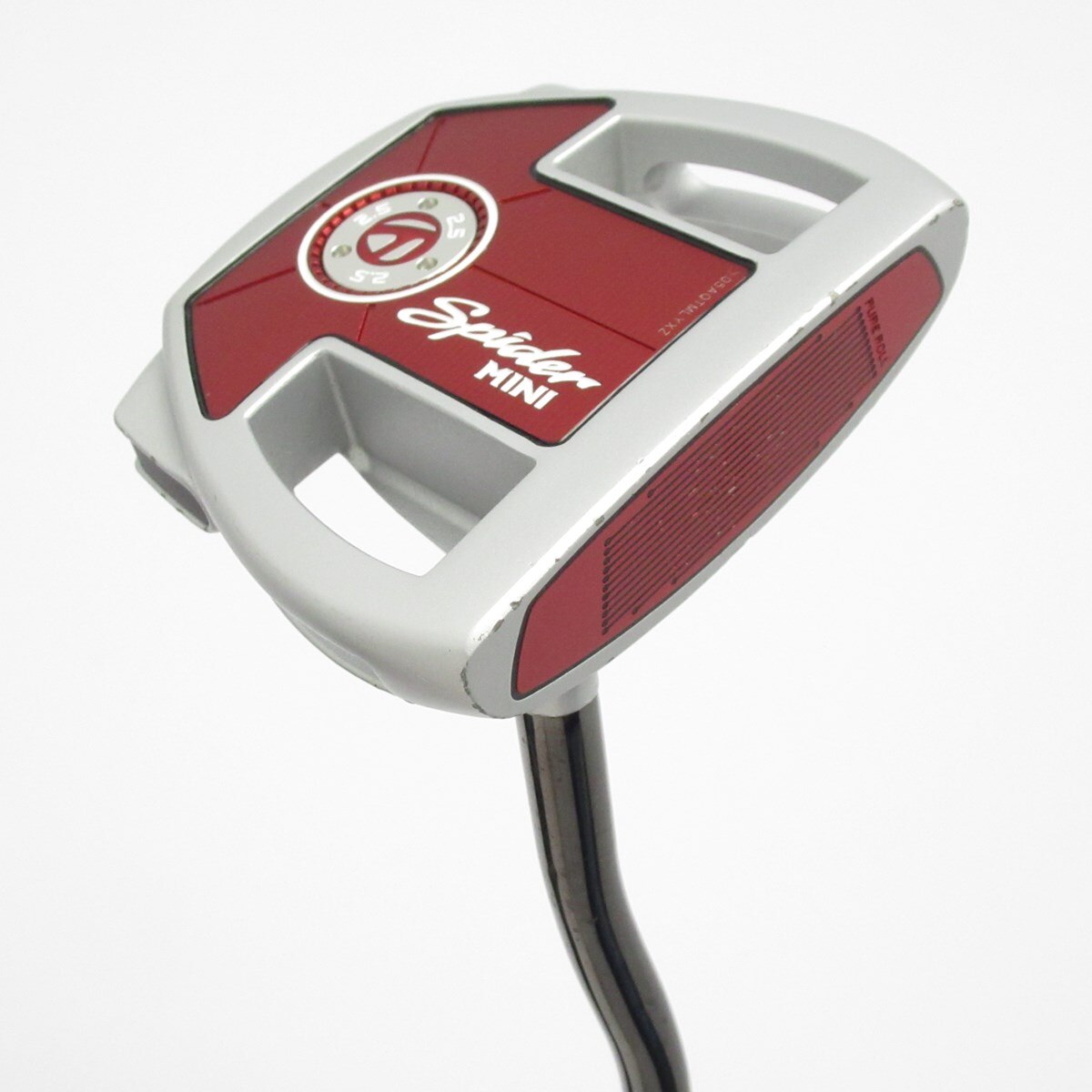 テーラーメイドSpider Mini パター スパイダーミニ シルバーカバー付き 中古】スパイダー MINI DIAMOND SILVER パター スチールシャフト