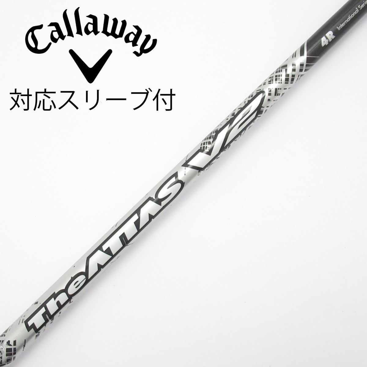 中古】THE ATTAS V2 ドライバー用_スリーブ付 THE ATTAS V2 4