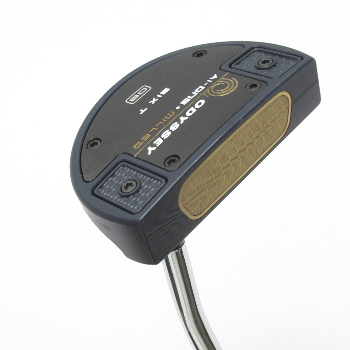 中古】Ai-ONE MILLED SIX T DB パター スチールシャフト 計測