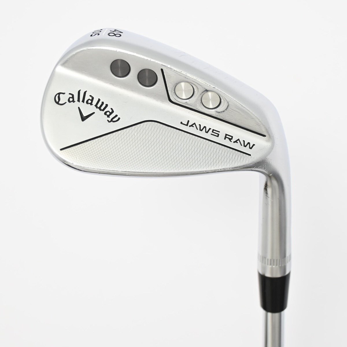 Callaway JAWS RAW クロム 48/10 ウェッジ 新品/未使用 JAWS RAW ウェッジ ワイドグラインド クロムメッキ仕上げ N.S.