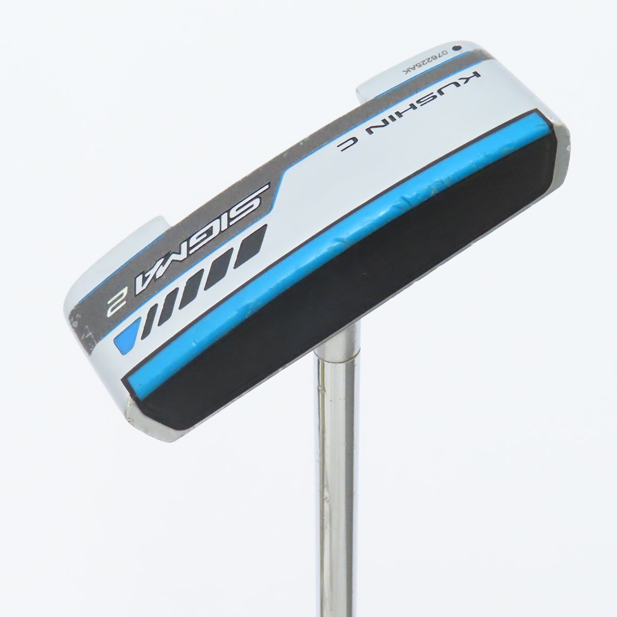 中古】SIGMA2 KUSHIN C プラチナム仕上げ パター スチールシャフト