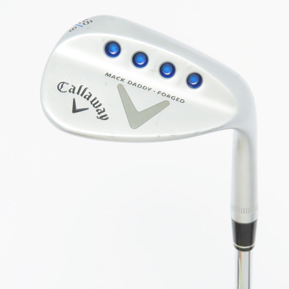 中古】MACK DADDY FORGED ミルキークロム仕上げ ウェッジ N.S.PRO