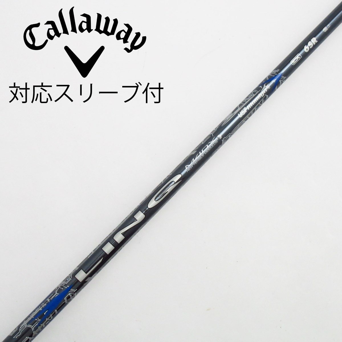 中古】LIN-Q BLUE EX ドライバー用_スリーブ付 LIN-Q BLUE EX 6 SR B