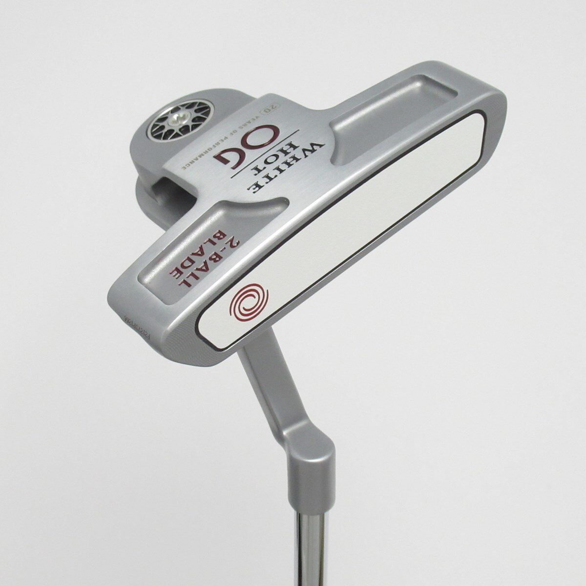 中古】WHITE HOT OG 2BALLBLADE パター スチールシャフト 計測