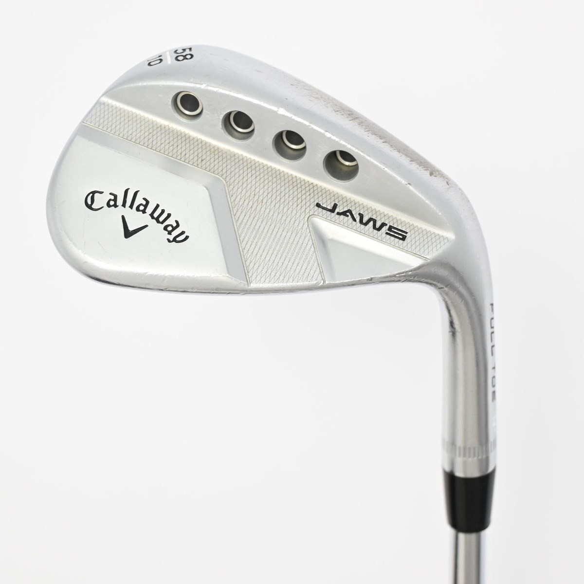 [正規品]CALLAWAY JAWS 19 CHROME ゴルフ ウェッジ 中古】JAWS FULL TOE CHROME ウェッジ Dynamic Gold HT 58-10