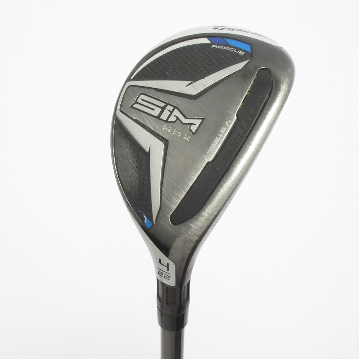 TaylorMade SIM MAX 4UT22度テンセイTM60 ジャンク 中古】SIM マックス レスキュー ユーティリティ TENSEI BLUE TM60 22