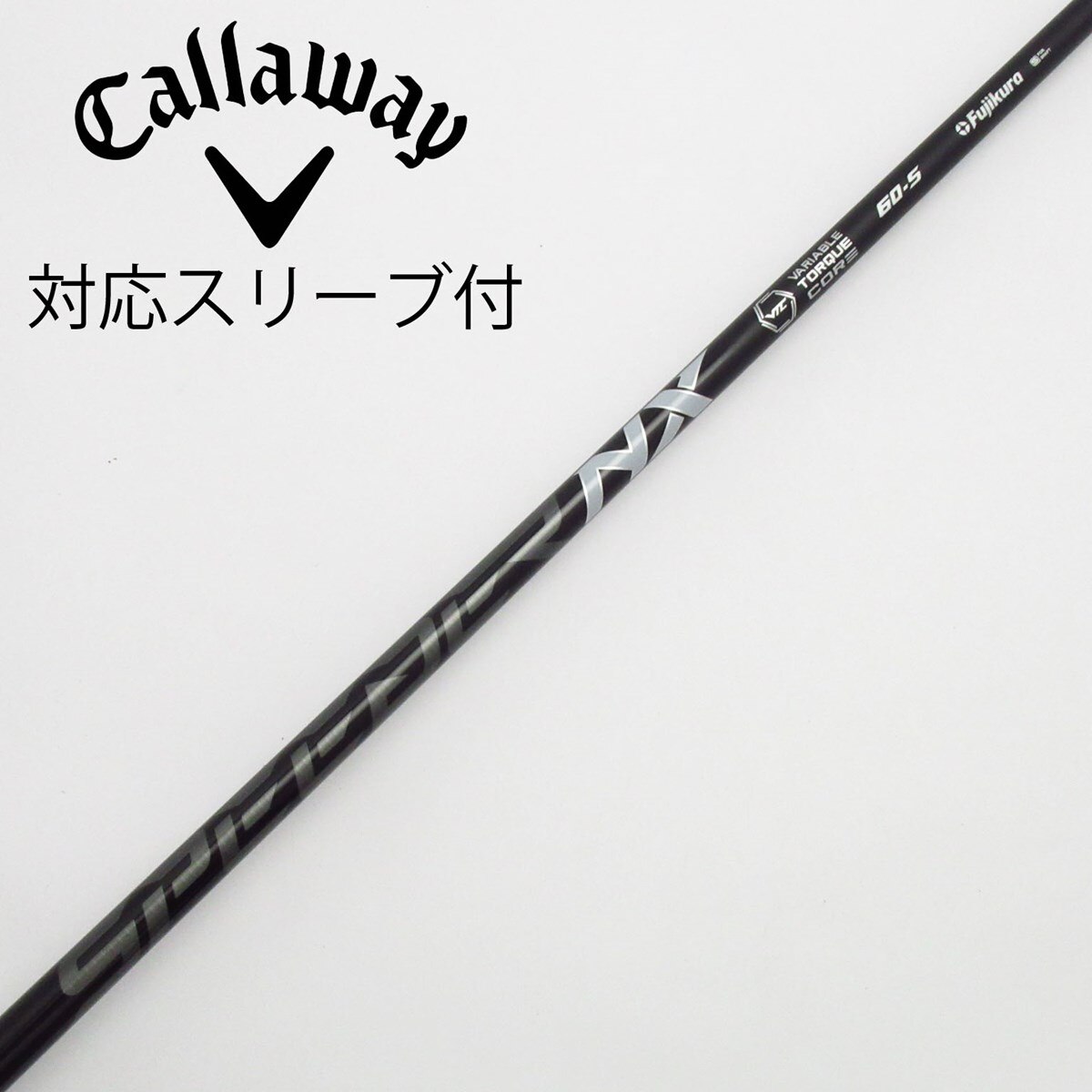 希少な60x Speeder NX キャロウェイスリーブ付き ドライバー用 キャロウェイ ドライバー用 SPEEDER NX VIOLET スリーブ付き