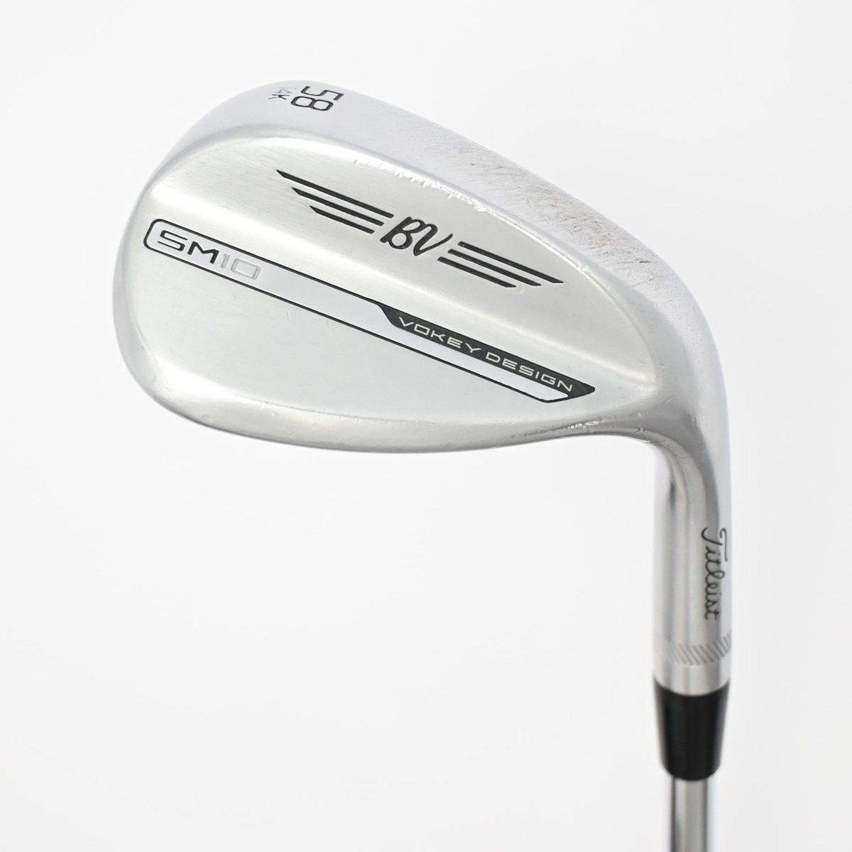 中古】ボーケイ SM10 ツアークローム ウェッジ スチールシャフト 58-14