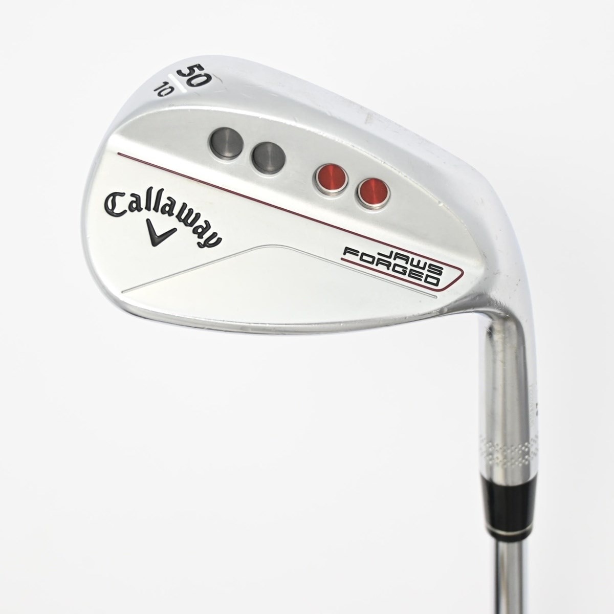 【中古ゴルフクラブ】キャロウェイゴルフ　Callaway Golf　JAWS FORGED クロムメッキ仕上げ ウェッジ Dynamic Gold Burgundy　シャフト… 中古】JAWS FORGED クロムメッキ仕上げ ウェッジ Dynamic Gold