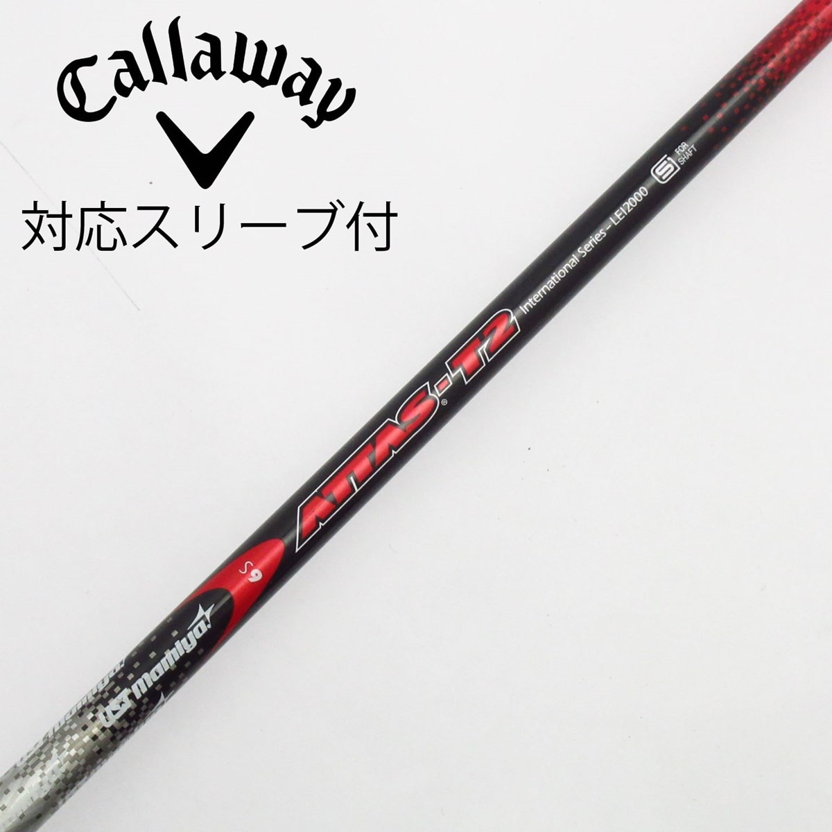 中古】USTマミヤ シャフト ドライバー用_スリーブ付 ATTAS T2 6 S C