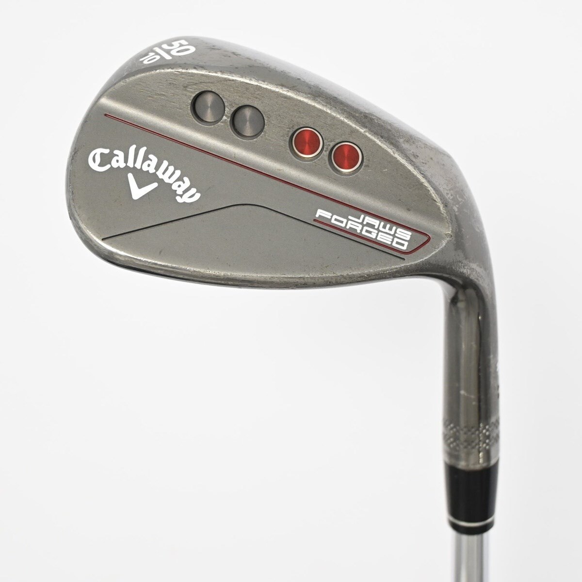 Callaway Jawsウェッジ 50度 10S 希少品 中古】JAWS FORGED チャコールブラック仕上げ ウェッジ Dynamic Gold