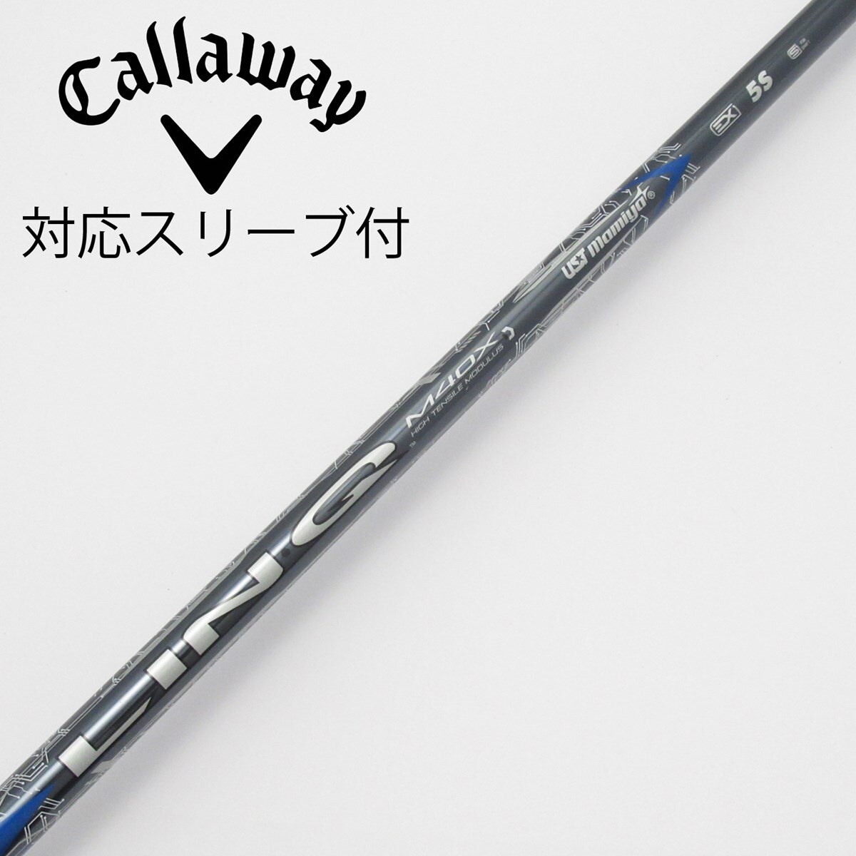 中古】LIN-Q BLUE EX ドライバー用_スリーブ付 LIN-Q BLUE EX 5 S C