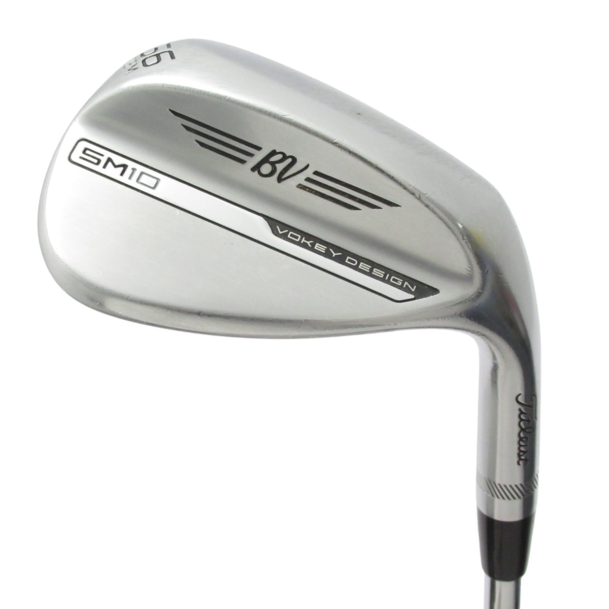 美品 保証書 ツアークロムSM10 56 08M ウェッジ　ボーケイ　BV105 中古】ボーケイ SM10 ツアークローム ウェッジ BV105 56-08 設定無 CD