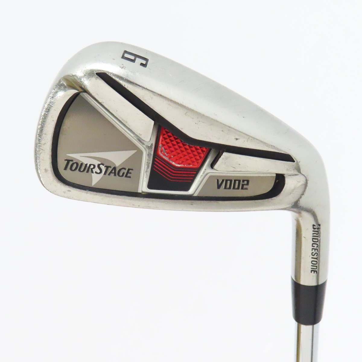 【美品】ブリヂストン TOURSTAGE V002 メンズアイアン　右用 中古】V002 アイアン スチールシャフト 28 S DE(アイアン（セット