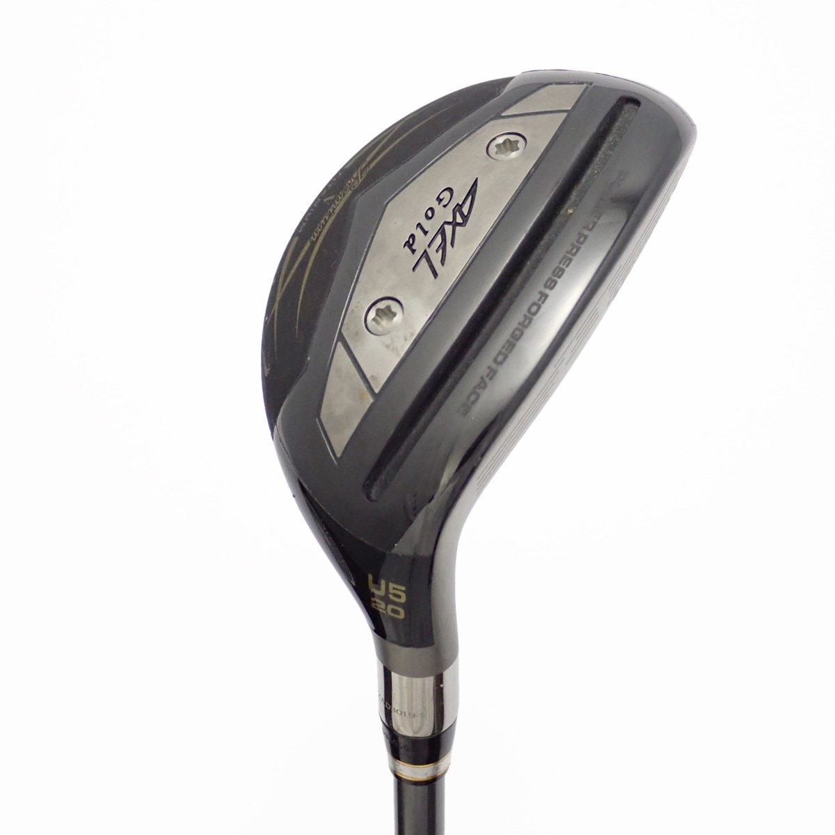 【中古ゴルフクラブ】つるや　AXCEL　AXEL GOLD PREMIUM(2022) ユーティリティ AXEL Gold Premium　シャフト：AXEL Gold Premium 中古】AXEL GOLD PREMIUM(2022) ユーティリティ (つるや) アクセル