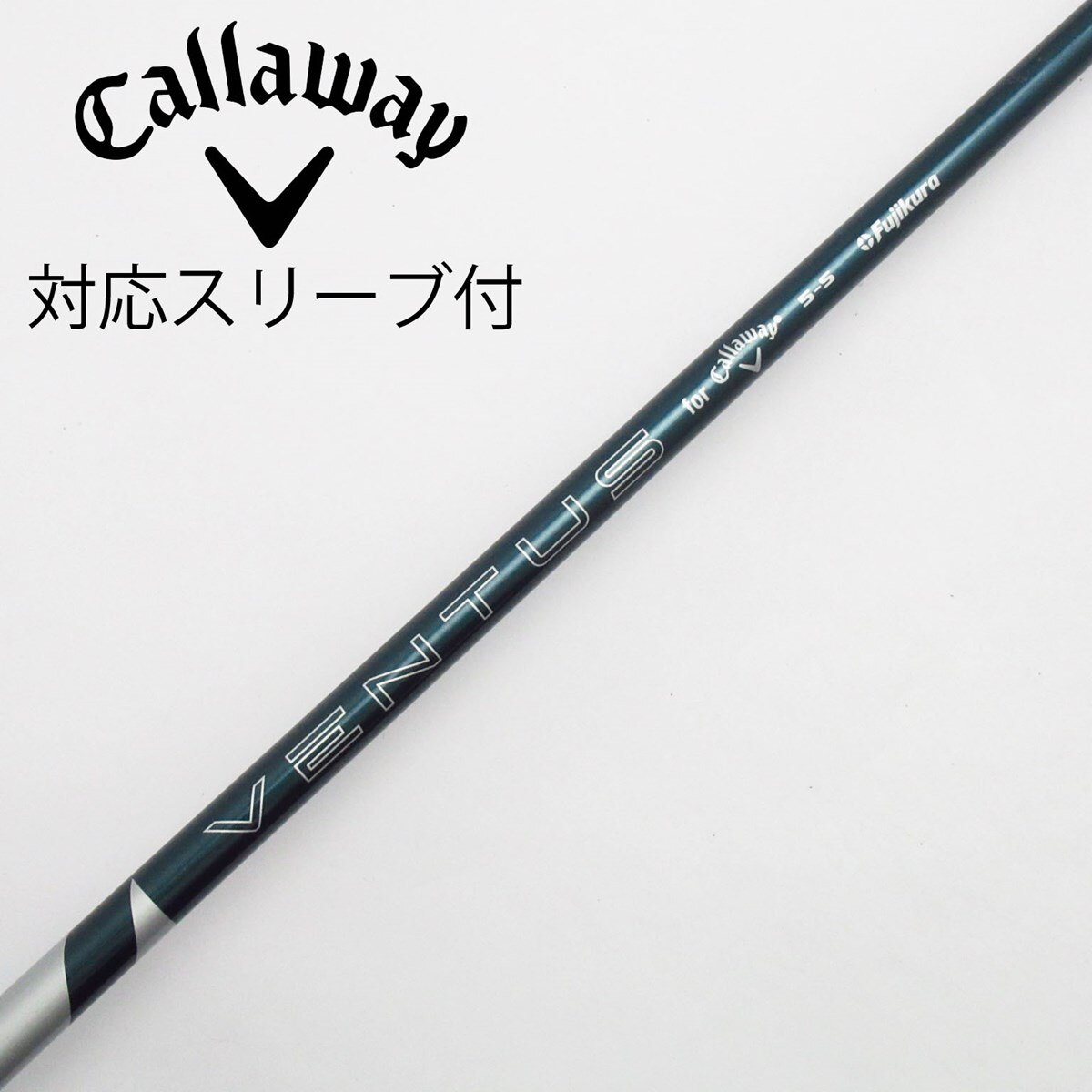 中古】純正シャフト ドライバー用_スリーブ付 VENTUS GREEN 5 for