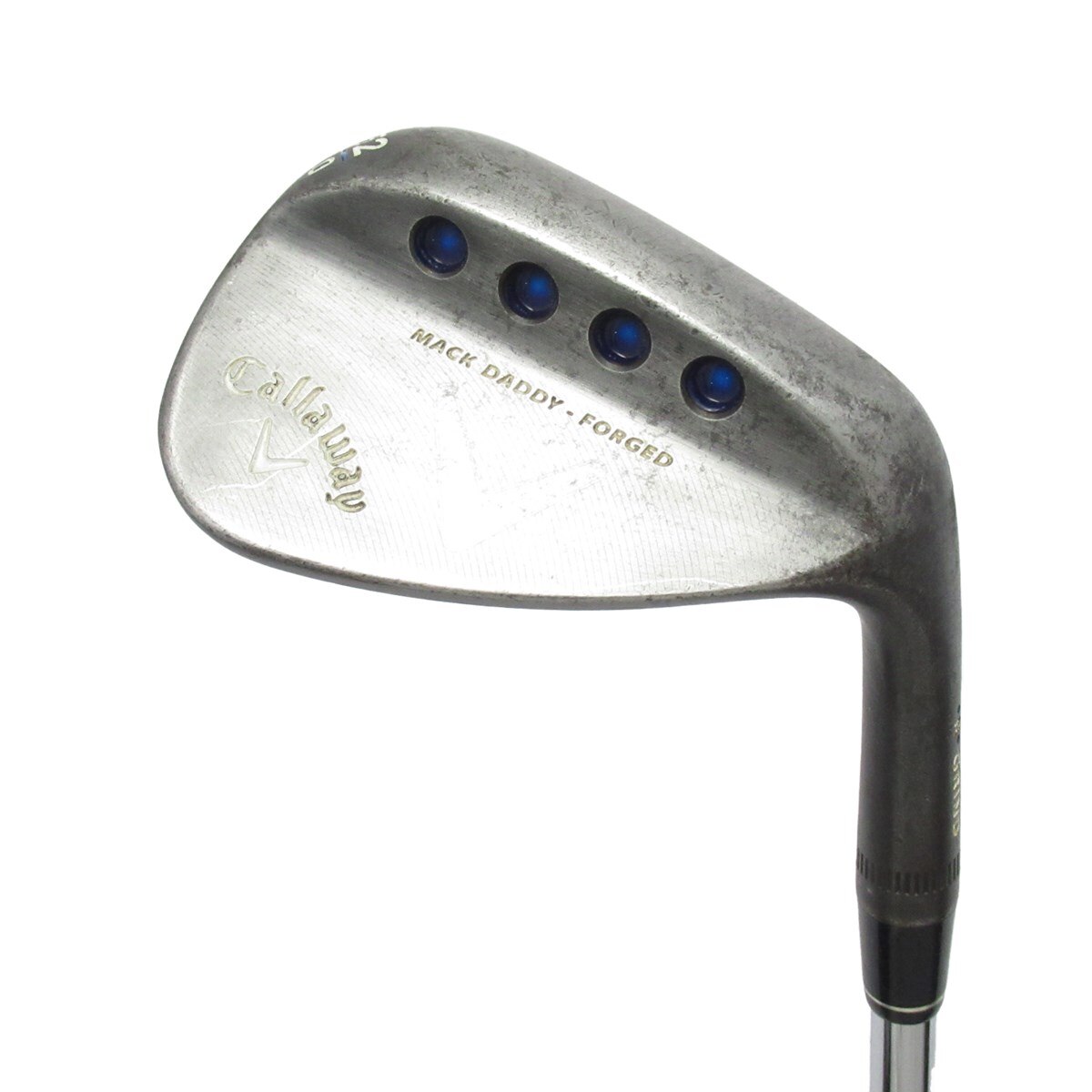 中古】MACK DADDY FORGED BK ウェッジ スチールシャフト 52-10 判別