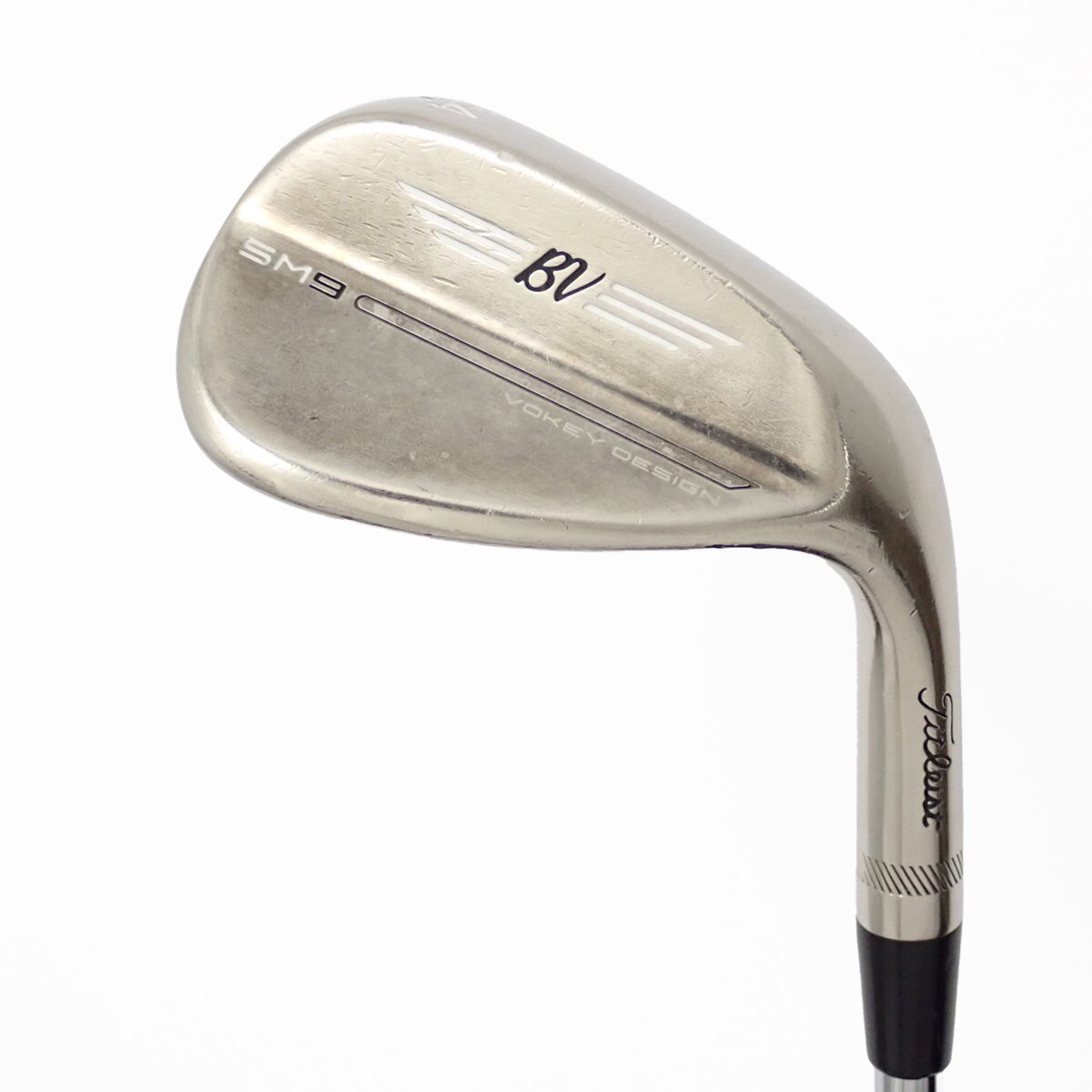 【中古ゴルフクラブ】タイトリスト　Vokey　ボーケイ SM9 BRASHED STEEL ウェッジ Dynamic Gold　シャフト：Dynamic Gold 中古】ボーケイ SM9 BRASHED STEEL ウェッジ Dynamic Gold 54-14 WEDGE