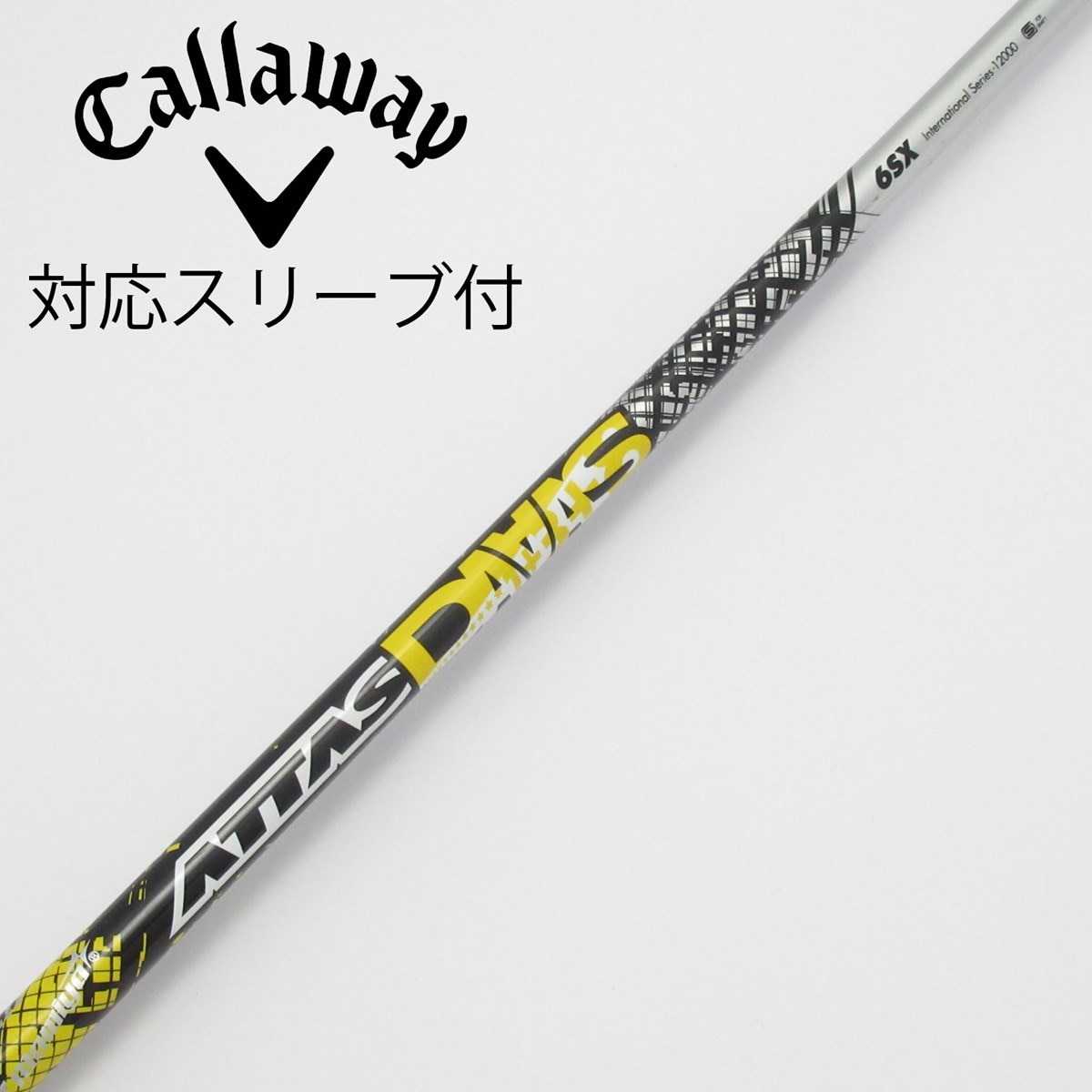 中古】ATTAS DAAAS ドライバー用_スリーブ付 ATTAS DAAAS 6 SX C