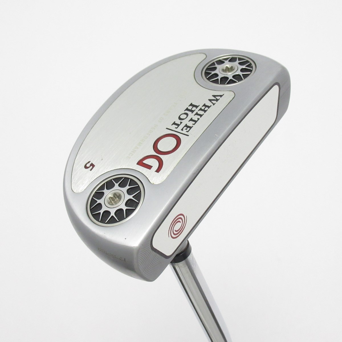 中古】ホワイトホット オージー #5 パター スチールシャフト 計測項目