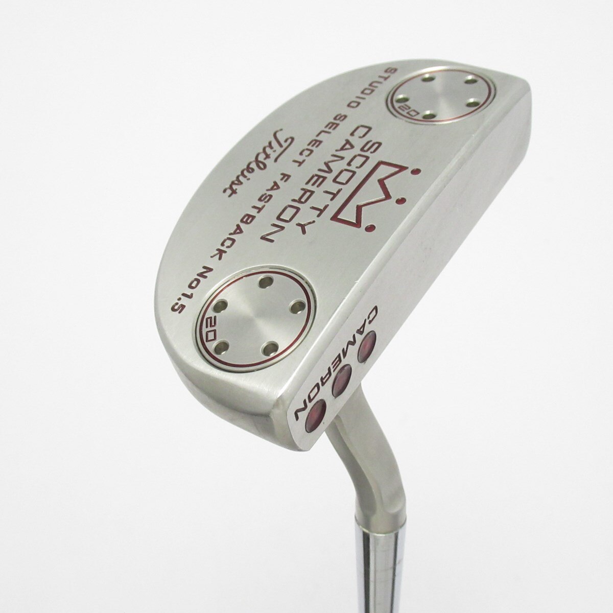 中古】スタジオ SELECT FASTBACK 1.5 パター スチールシャフト 計測