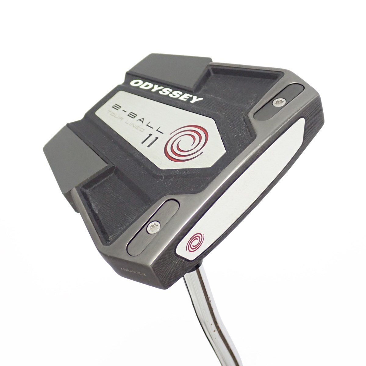 【中古ゴルフクラブ】オデッセイ　ODYSSEY　2-BALL ELEVEN ツアーライン ダブルベントネック パター カーボンスチール複合シャフト　シ… 中古】2-BALL ELEVEN ツアーライン ダブルベントネック パター
