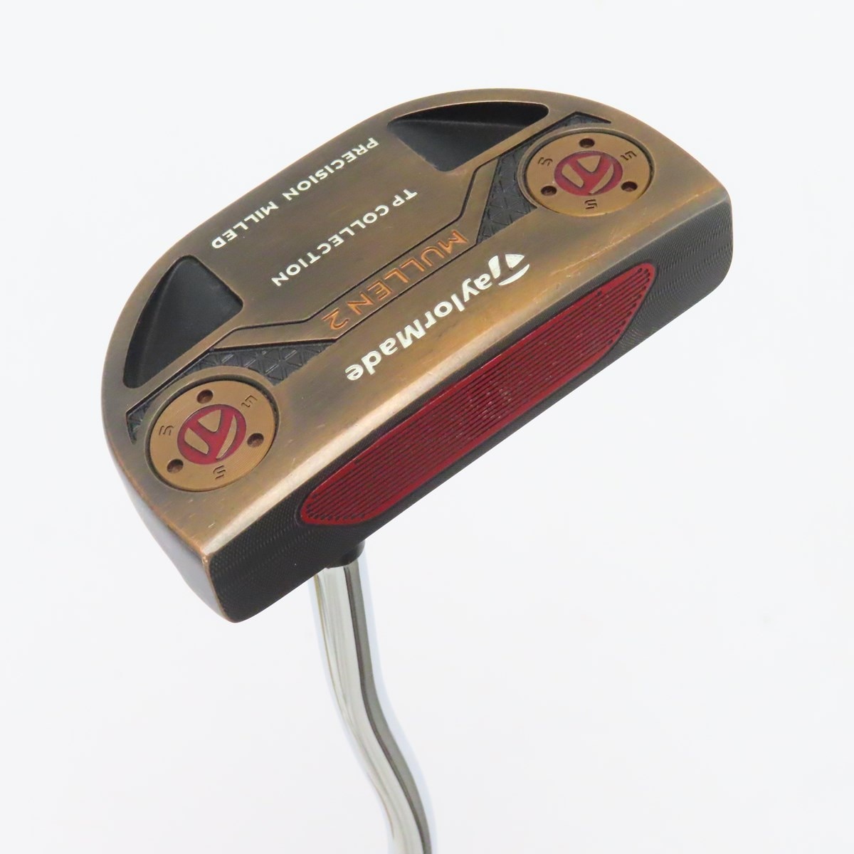 【中古ゴルフクラブ】テーラーメイド　TP Collection　TP BLACKCOPPER MULLEN2 パター スチールシャフト　シャフト：スチールシャフト 中古】TP BLACKCOPPER MULLEN2 パター スチールシャフト 計測項目外