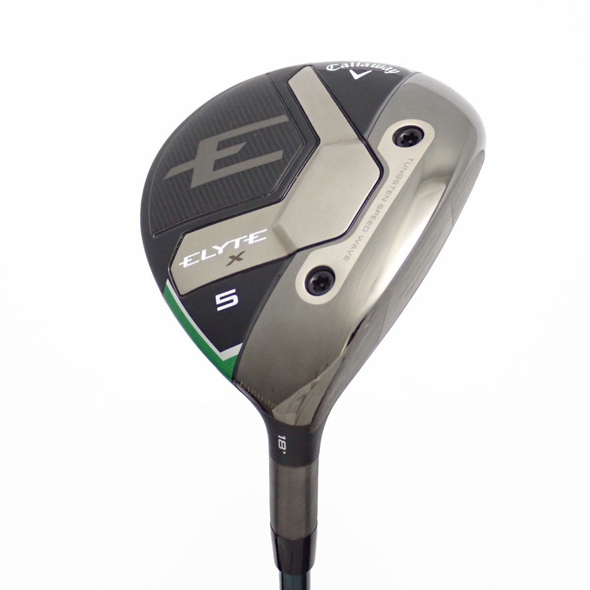 【新古品】キャロウェイ　エリートXフェアウェイウッド 5W 18度　ヘッドのみ 中古】エリート X フェアウェイウッド VENTUS GREEN 5 for Callaway 18