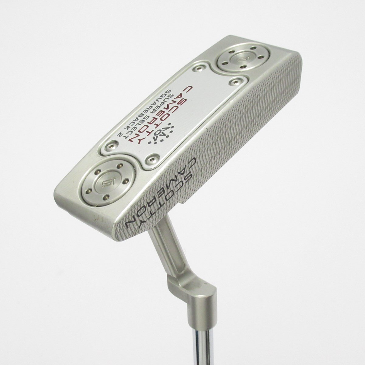 【中古ゴルフクラブ】スコッティキャメロン　SELECT　スーパー セレクト スクエアバック2 パター スチールシャフト　シャフト：スチー… 中古】スーパー セレクト スクエアバック2 パター スチールシャフト